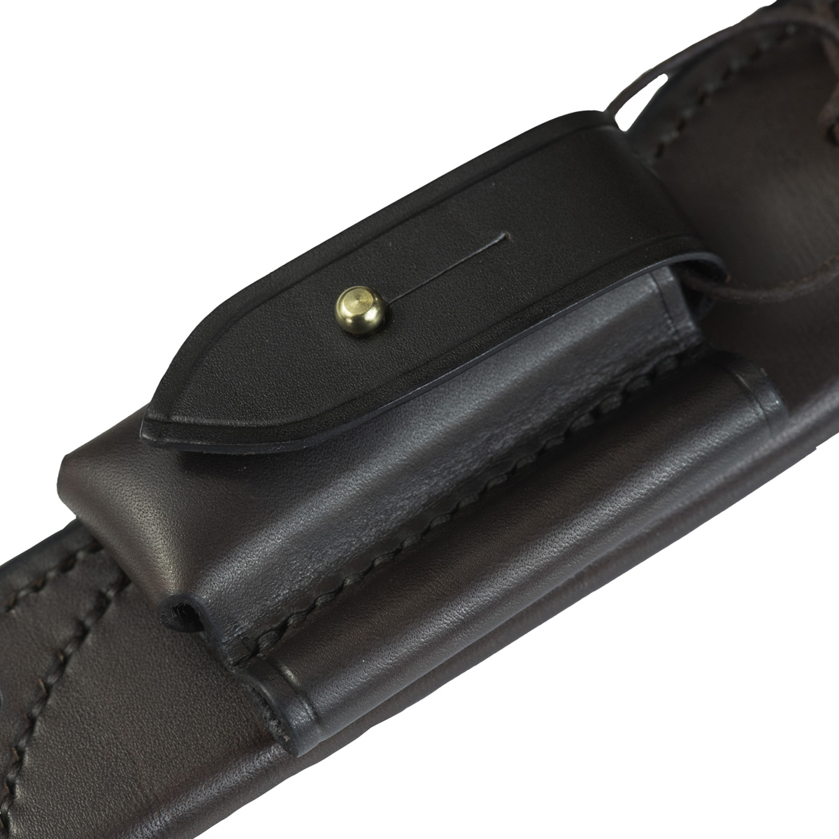 Ray Mears Leather Knife Sheath - Belt with DC3 and Fire Stick Pockets